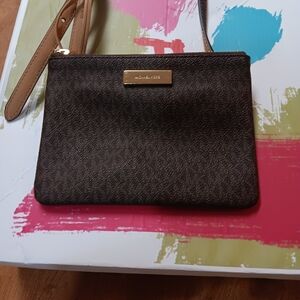 Michael Kors Dark Brown Wristlet